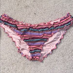 VICTORIA SECRET ruffle cheeky bikini bottoms